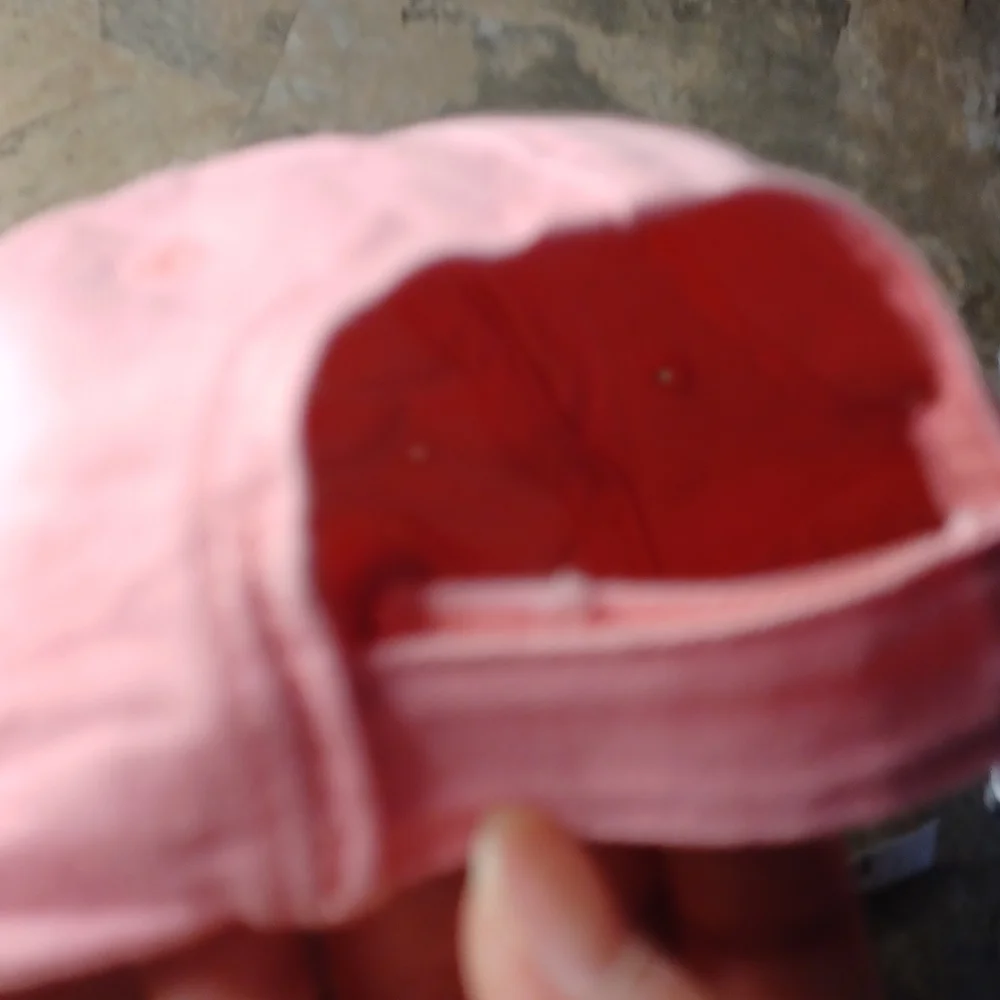 Pink and white Supergirl Baseball cap, sz OS